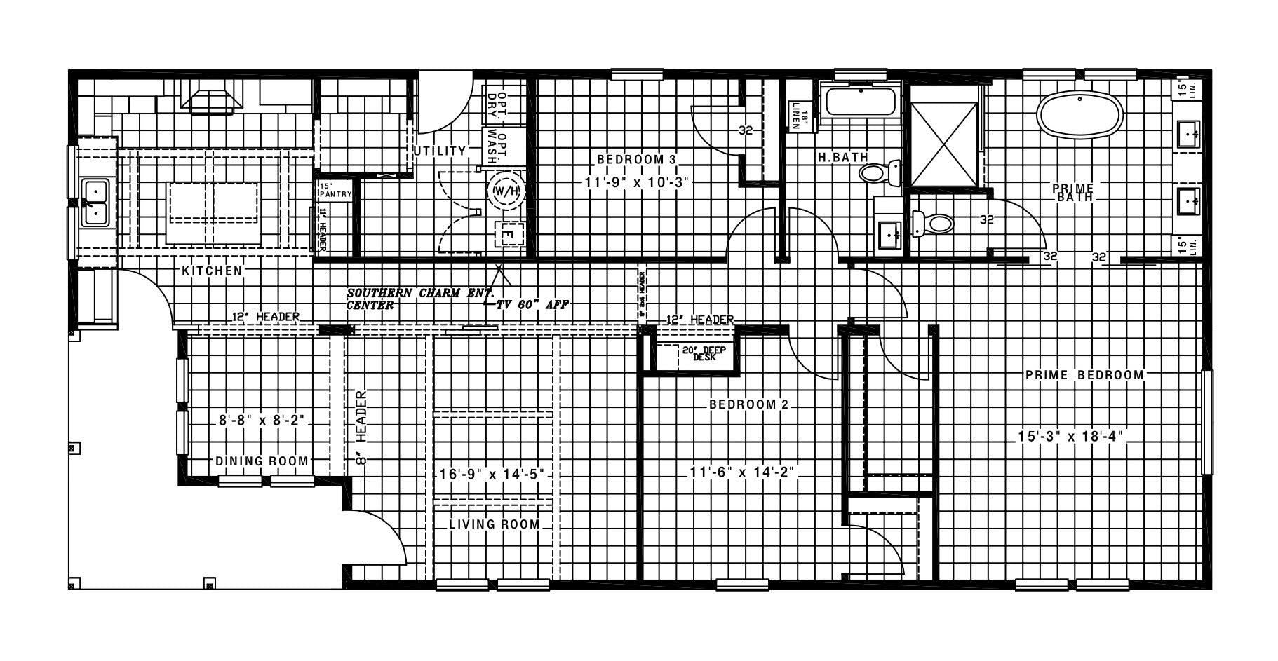 Mobile Home 3bedroom 2baths 1140sqft